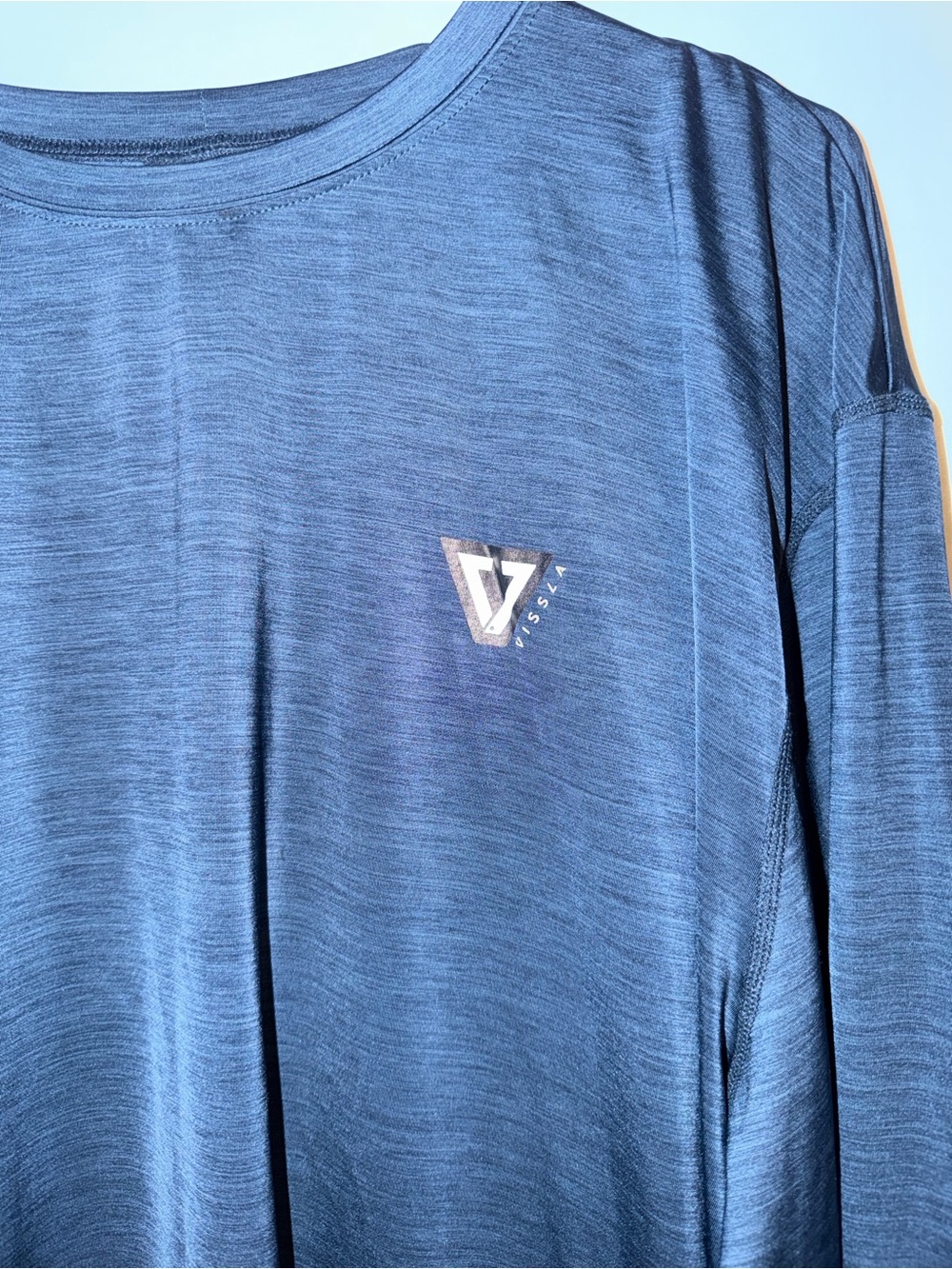Vissla Twisted Eco Long Sleeve UPF 50+ Sun Shirt Rash Guard XXL Navy - Picture 3 of 7